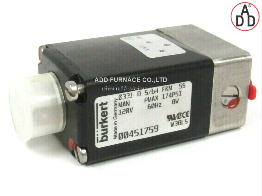 Burkert 0331 D 5/64 FKM SS (1)